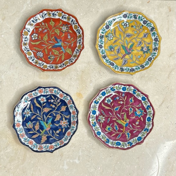 Set of 4 Silk Road Takahashi San Francisco coasters/small plates. - Picture 4 of 6